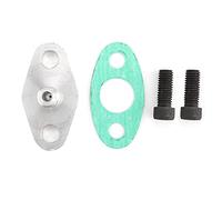 Adaptateur de Bride D'admission, Bride D'huile Turbo, Kit D'adaptateur de Joint de Bride D'admission D'huile Turbo AN4 pour Turbocompresseur T3 T4