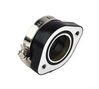 Adaptateur de bride de collecteur de carburateur pour Mikuni VM24/VM26/VM28 & PE26/PE28/PE30/TM33 - Caoutchouc + aluminium, diamètre intérieur 33-35 mm, trou de boulon 48 mm