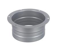 Adaptateur de bride murale de ventilation en métal pour entrée et sortie d'air frais - 75 mm/100 mm/120 mm/150 mm/200 mm (3 à 8 pouces) en acier galvanisé résistant aux hautes températures (200 mm)