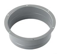 Adaptateur de bride murale de ventilation en métal pour entrée et sortie d'air frais - 75 mm à 200 mm (3 à 8 pouces) galvanisé haute résistance S (150 mm)