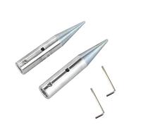 Adaptateur de broche 1/2 "main droite et gauche pour paire de meuleuses d'établi 3/16-10/16" roue de polissage de tissu de trou d'arbre