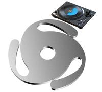 Adaptateur de Broche en Aluminium - Insert de Conversion de 45 TR/Min, Bague Centrale de Platine | Accessoire en Vinyle Multifonctionnel, composant de Lecteur LP, Feuille d'ajustement sécurisée, ada