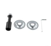 Adaptateur de broche pour meuleuse d'établi, outil de meulage de moteur d'arbre de polissage gauche/droite avec filetage M10, broche en acier de 68 mm pour trou de 8 mm/10 mm/12 mm (droite : 12 mm)