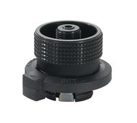Adaptateur de brûleurs de poêle, Adaptateur de recharge de gaz Vanne de connecteur de convertisseur de type à vis d'entrée pour le Camping en plein air et la randonnée