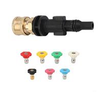 Adaptateur de buse à mousse haute pression avec raccord rapide 1/4" pour Lavor, Parkside PHD, VAX et STERWINS jusqu'à 3500 PSI