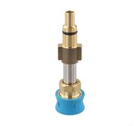 Adaptateur de buse de nettoyage haute pression en laiton avec raccord rapide de 6,35 mm pour Karcher et pour modèles Leroy