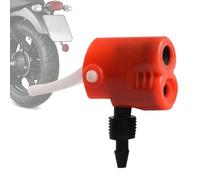 Adaptateur de buse de pompe à air - Embout de gonflage de sortie pour gonflage de pneus de vélo | Alliage inoxydable avec joint en caoutchouc, raccord de valve universel étanche pour voiture et moto