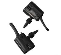 Adaptateur de buse de pompe à vélo à double tête compatible avec et valves Presta, accessoires de pompe supportant une pression maximale de 150 PSI (A)