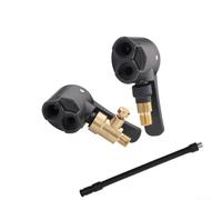 Adaptateur de buse de tube d'extension d'air avec tuyau de dégonflage, connecteur de gonflage rapide pour pneu de voiture