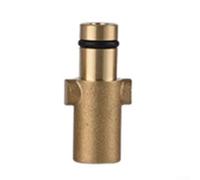 Adaptateur de buse en mousse haute pression avec connexion rapide, raccord en laiton 3600 PSI pour nettoyeur haute pression, joint sous tension de 6,35 mm pour nettoyage de lavage de voiture, jaune