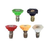Adaptateur de buse turbo pour nettoyeur haute pression - Buse à double tête, raccord de lavage de voiture | Adaptateur d'eau pour machine à laver de voiture, raccord rapide 1/4", pulvérisateur haute