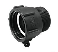 Adaptateur de butée femelle NPT mâle noir 2" pour ibc