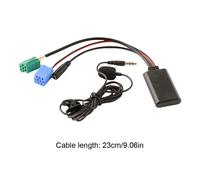Adaptateur De C¿Ble Audio Pour Voiture Renault Clio,Adaptateur Aux,Bluetooth,Musique,Mp3,Radio St¿R¿O,Micro,Fournitures De Voiture - Type Black