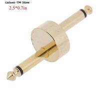 Adaptateur de cÃ¢ble d'interface Coulper Jack dorÃ©, 1 piÃ¨ce, accessoires de panneau de pÃ©dale Ã©lectrique, connecteur de pÃ©dale d'effets de guitare de Type Z