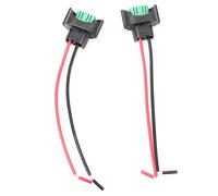Adaptateur de câblage adaptateur Porte-traits de lampe de base Connecteur de câble à chaleur Heavy Duty Resistant et jeu pour la voiture H8 H8 H11 Connecteur de l'ampoule 2PCS