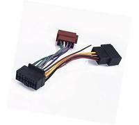Adaptateur de câblage d'autoradio, MKVAXR Harnais de Radio stéréo de Voiture 16 Broches ISO for Radio Sony à Prise de Lecture Radio ISO Adaptateur Automatique connecteur de Faisceau de câblage