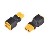 Adaptateur de câblage parallèle XT90 pour batterie, 1 femelle vers 2 mâles | Boîtier moulé, manchon en PVC, bornes métalliques, utilisation électronique de loisirs