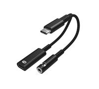 Adaptateur de Câble 3,5 mm Vers AUX, Convertisseur D'Écouteurs AUX 3,5 mm, Charge Rapide PD 60 W, Carte Son pour Casque Universel.