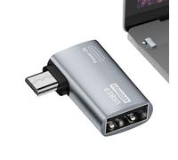 Adaptateur de câble | Adaptateur de câble de convertisseur USB USB,Convertisseur de câble avec revêtement en Aluminium, alimenté à Angle Gauche et Droit, débit Binaire de 480 Mbps pour