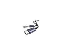 - Adaptateur de câble audio (30633) - Type-C vers Jack 3,5 mm, 1 m - Gris