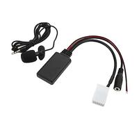 Adaptateur de Cable Audio de Voiture, Bluetooth 12 Broches St¨¦r¨¦o RD4 Aux Audio Music Cable Adapter, Car Radio RD4 Bluetooth Music Car Aux Cable Remplacement pour C2 C3 C4 (avec