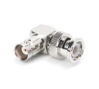 Adaptateur De Câble Coaxial En Forme De L BNC Mâle À Angle Droit Connecteur Femelle Connecteur Banane Fiche À Vis À Souder Adaptateur De Seau De Haut-parleur Cordon De Prise Queue De Cochon De