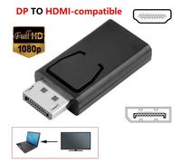 Adaptateur de câble convertisseur DP vers HDMI, DisplayPort vers HDMI, Port d'affichage mâle, adaptateur Audio vidéo pour HDTV PC