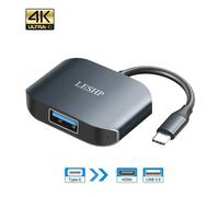 Adaptateur de câble convertisseur USB Type C vers USB 3.0, USB 2.0 et HDMI HUB USB-C HD 4K, prise chaude pour appareils de Type C UC27
