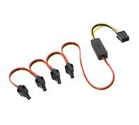 Adaptateur de câble d ' alimentation 4 broches à 8 broches, disques durs, régulateur de tension abaisseur, remplacement pour carte graphique de bureau