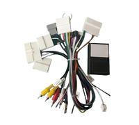 Adaptateur de câble d'alimentation audio pour autoradio 16 broches avec boîtier Canbus compatible avec le faisceau de câbles d'alimentation audio stéréo Nissan Teana XV 2011