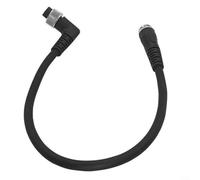 Adaptateur de câble d'alimentation de batterie pour moulinet de pêche DAIWA, style coudé avec cordon d'alimentation à 2 trous, matériau flexible et ignifuge pour une longue durée de vie (12 oclocks)