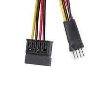 Adaptateur De Câble D'Alimentation Femelle SATA 15 Broches À Mâle FDD 4 Broches