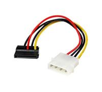 StarTech Adaptateur d'alimentation LP4 vers SATA SATAPOWADPL 4 broches vers 15 broches, coudé, 15 cm