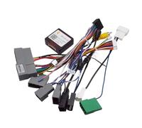 Adaptateur de câble d'alimentation pour faisceau de câbles avec boîtier Canbus Compatible pour Honda Pilot/CRV 2 Din Android GPS autoradio lecteur multimédia