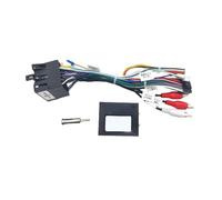 Adaptateur de câble d'alimentation pour lecteur DVD audio de voiture 16 broches avec boîtier Canbus Compatible pour le câblage de prise stéréo Fiat Doblo 500L Bravo Doblo Ha