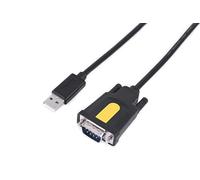 Adaptateur de câble de données USB vers série RS232, compatible avec Windows/Mac/Linux, puces pilotes CH340/PL2303/FT232 intégrées, Plug and Play, connecteurs en aluminium, longueur 1,5 m
