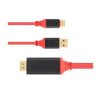 Adaptateur De Câble De Type C Vers HDMI, Convertisseur USB 3.1 4kHD Avec Chargement Usb, Compatible Avec Samsung,Galaxy S10/S9/S8/Note 9