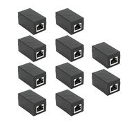Adaptateur De Câble D'Extension Rj45 Femelle À Femelle, 10 Pièces, Dispositif Parafoudre De Réseau Ethernet Extérieur