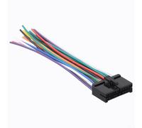 Adaptateur de câble d'interface audio 20 broches pour système radio de voiture - Cordon d'alimentation - En plastique ABS - Noir