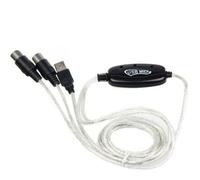 Adaptateur de câble d'interface entrée-sortie USB MIDI pour clavier, tambour électronique, création de musique, convertisseur PC vers musique, cordon pour clavier