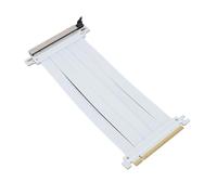 Adaptateur de Câble PCIE 5.0 X16 RISER pour les Applications AI, Plug and Play GPU PCIE 5.0 Extension Câble Améliorant le Flux D'air, adapté à RTX4090, Matériau PCB Blanc (50cm)