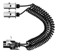 Adaptateur De Câble Pour Prise De Remorque De 15 Poli À 2x7 Poli HELLA Universel