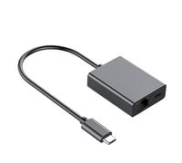 Adaptateur de câble réseau - Prise Ethernet 1000 Mbit/s et Appareil de Jeu, Port LAN Portable - Outil de de données amélioré avec Sortie Stable pour Les Voyages informatiques en Plein air et