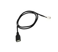 Adaptateur de câble USB de voiture avec connecteur 4 broches 6 broches, B | Fonction constante avec installation facile pour écran automobile et alimentation stable avec amélioration
