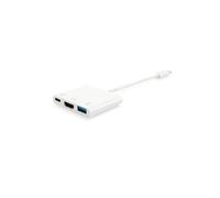 133461 usb 3.0 (3.1 gen 1) type-c blanc hub & concentrateur