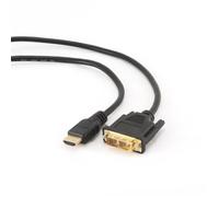 GEMBIRD Câble HDMI vers DVI CC-HDMI-DVI-0.5M (0,5 m) Noir