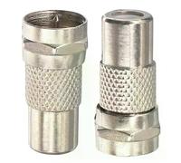 Adaptateur de câble vidéo RF TV, fiche mâle type F vers prise femelle RCA, 10 pièces, pour Atari 2600/7800,