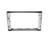 Adaptateur De Cadre Façade D'autoradio pour Toyota pour Avensis 2003-2008 Kit Garniture Tableau Bord Autoradio Android Audio Panneau Intérieur(Argent,Frame)