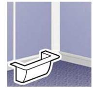 Adaptateur cadre Mosaic pour pose en bout de moulure DLPlus 40x12,5mm ou 40x16mm