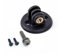 Adaptateur de caméra de vélo, compatible avec Garmin et Bryton 2ème génération, support de caméra d'action en nylon avec vis, noir